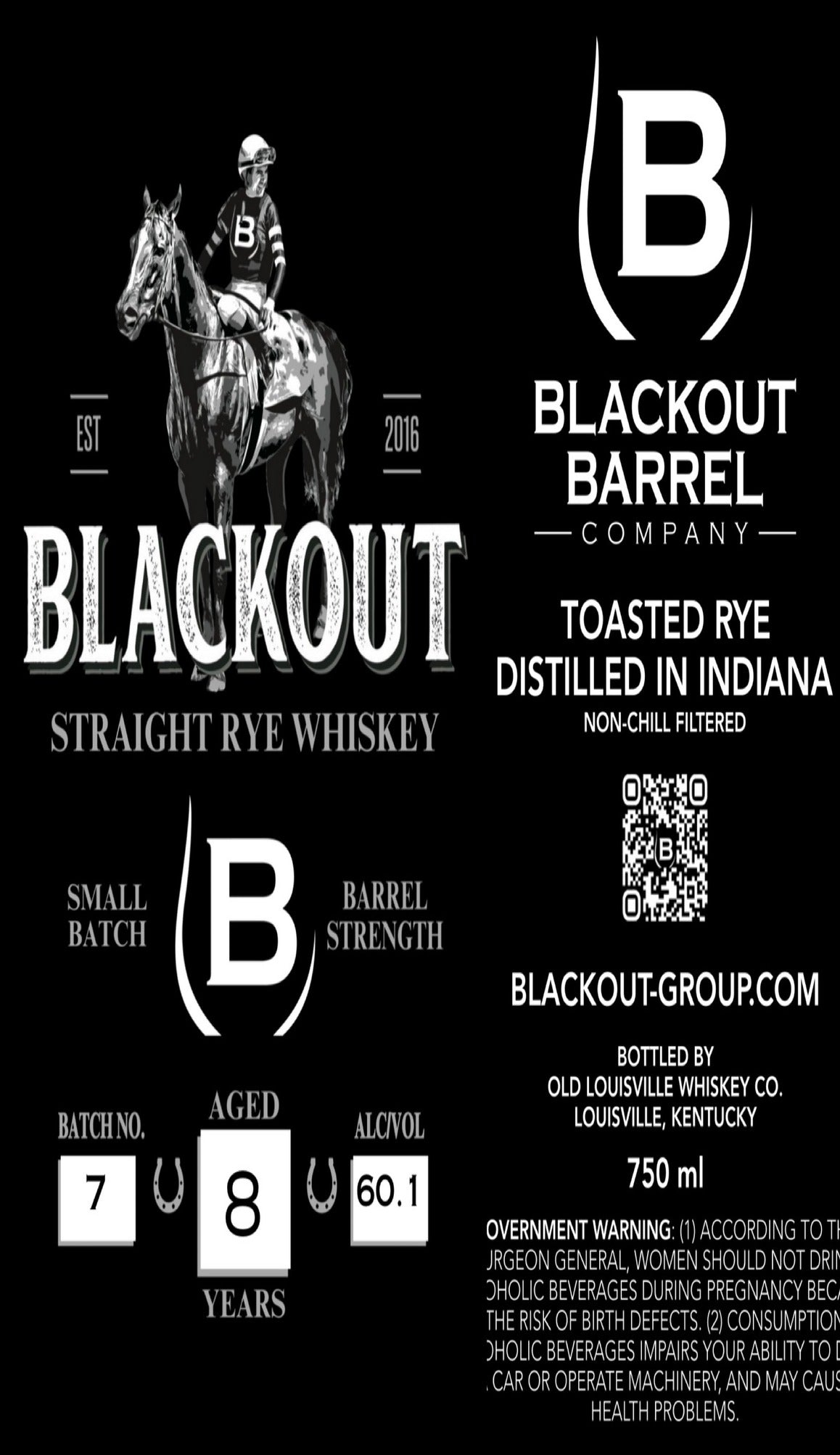 Blackout 8 Yr Toasted Rye