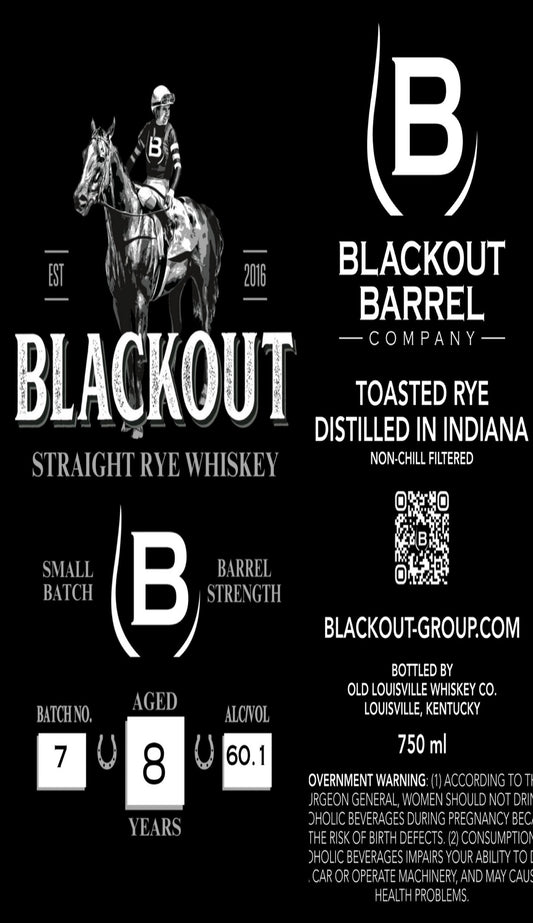 Blackout 8 Yr Toasted Rye